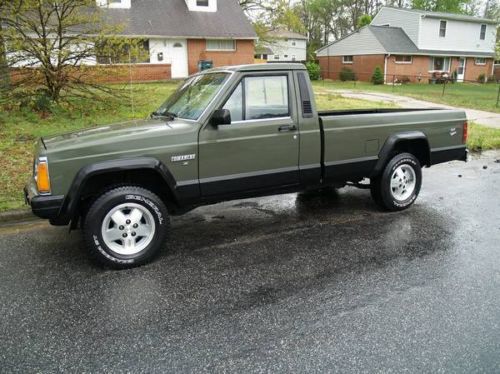 1986 jeep comanche mj pickup 4x4 v6 5 spd manual - great shape!