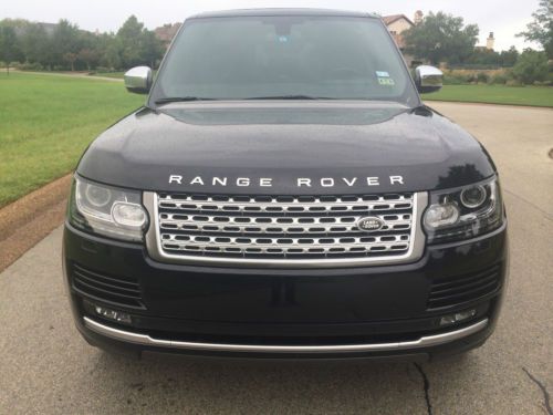 Fully loaded excellent condition!!!  2013 range rover v8 hse