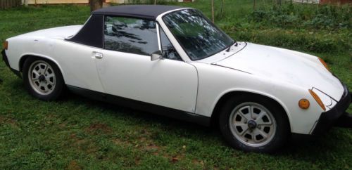 1974 porsche 914 1.8 - targa - recent find - great project - located in dc area