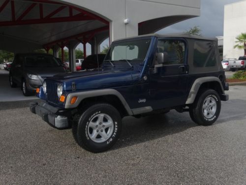X 4x4 6-speed manual  4.0l 6 cyl. cold a/c new tires local new jeep trade-in