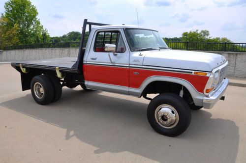 Purchase new 1979 Ford F250 4X4 Flatbed with dual rear ...