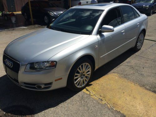 2006 audi a4 quattro 2.0l turbo automatic silver on black