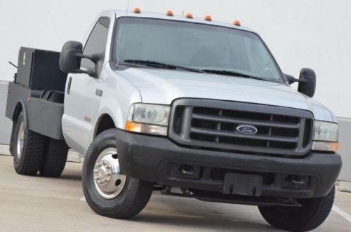 2004 f350 flatbed reg cab 6spd dually 2wd new tires $599 ship