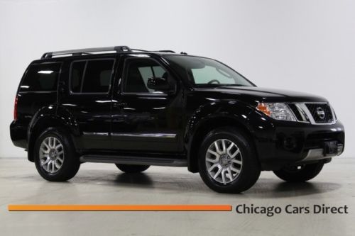 12 pathfinder le 4x4 navigation leather moonroof camera 3rd row bluetooth bose
