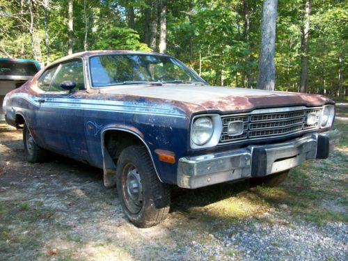 1973 plymouth duster 340 4 speed project power disc brakes, posi rear