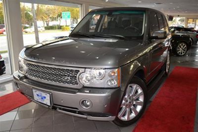 No reserve. 2008 range rover supercharged!  head rest dvd navigation moon roof.