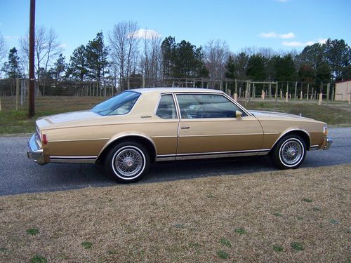 1977 caprice classic 2 door aero coupe low mileage original time capsule loaded