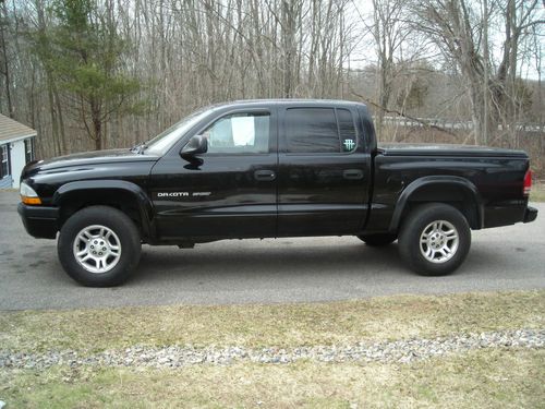 2002 dodge dakota sport crew cab pickup 4-door 4.7l 4x4