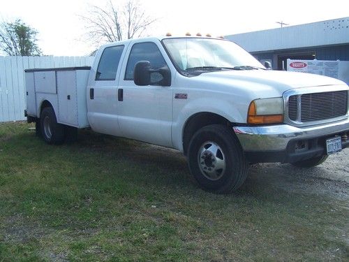 1999 ford f-350 power stroke diesel with a work bed
