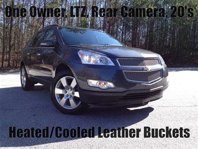 One owner ltz heated cooled leather quad buckets remote start 20's third row fwd