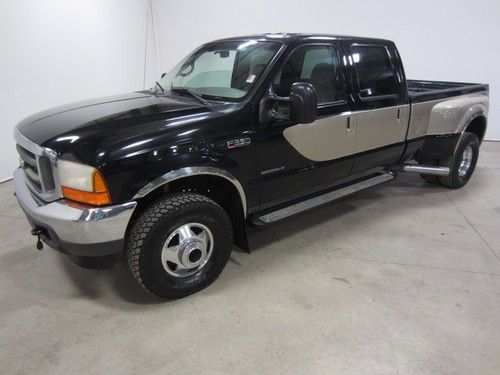 01 ford f350 7.3l turbo diesel auto 4x4 crew long dually drw co owned 80 pics