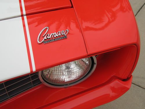 1969 hugger orange camaro, nicely optioned, fully restored!
