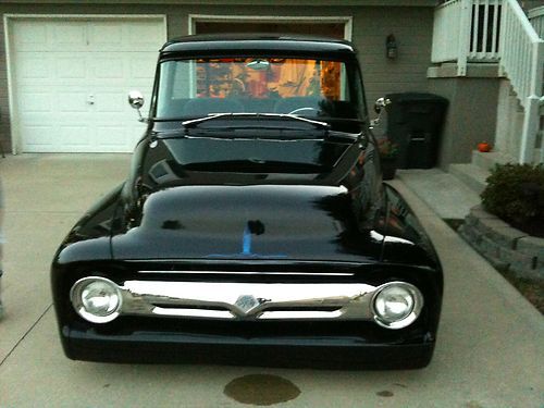 1956 ford big window truck, fully restored, beautiful 350 c.i. v8 1/2 ton