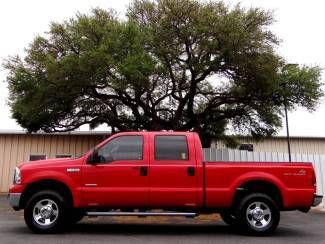 2006 red lariat 6.0l v8 fx4 4x4 leather one owner we finance we want your trade