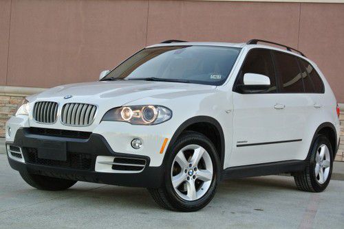 2010 bmw x5 xdrive35d~diesel engine~panoramic~white/black~one owner~xtra clean