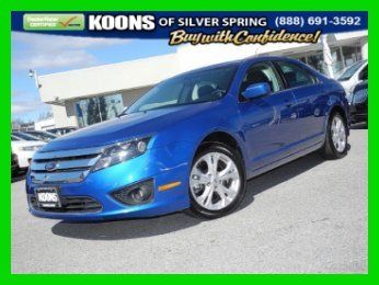 2012 ford fusion se fwd sedan-1 owner! certified pre-owned! excellent value!!!