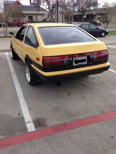 1986 Toyota corolla gts used