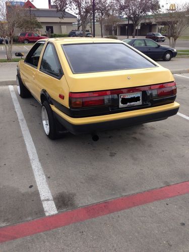 1986 toyota corolla sport gts hatchback 2-door 1.6l kouki trueno zenki ae86