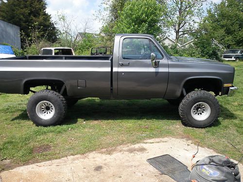1986 chevy scotsdale 4x4 lifted nice truck