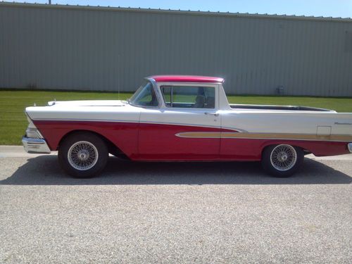 1958 ford ranchero, lots of new chrome, must see