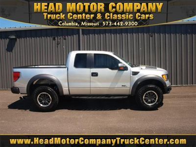 2011 ford f150 rapter 4x4 gasoline low miles automatic silver