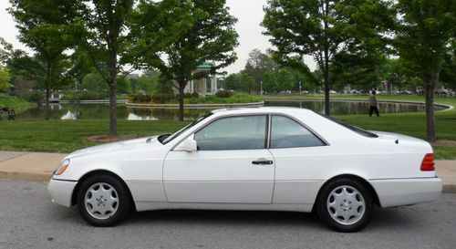 1994 mercedes benz model s500 4-passenger coupe, 92,300 pampered miles, 2 owner