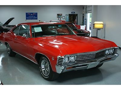 1967 chevrolet impala ss 2 door absolutely gorgeous ss hardtop w/matching # 327