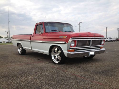 1970 ford f100 custom hot rod lowered pickup billet 20's 3 videos 24 pictures