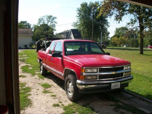 1998 chevrolet k1500 silverado extended cab pickup 2-door 5.0l