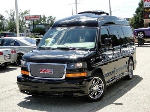 2013 gmc savana majestic conversion! awd! nav! 5 tv's! satellite tv! ps3!