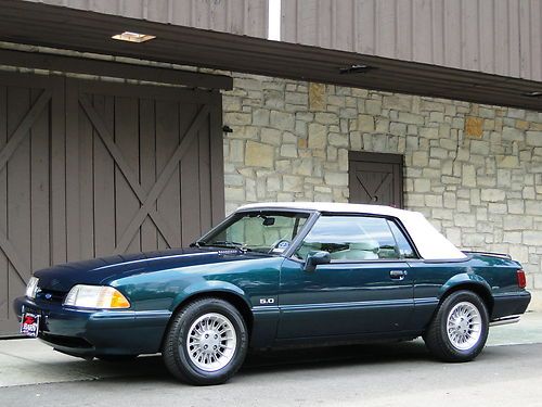Rare,ultra-clean 7up lx 5.0 convertible 1 of  4103 built, full history documents