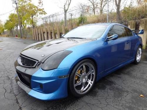 2003 infiniti g35 coupe w/leather &amp; navigation  supercharged one of a kind !!!!!