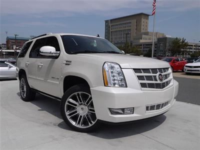 New 2013 cadillac escalade premium awd white diamond heated/cooled nav save $$