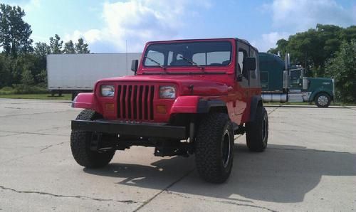 1990 jeep wrangler base sport utility 2-door 2.5l