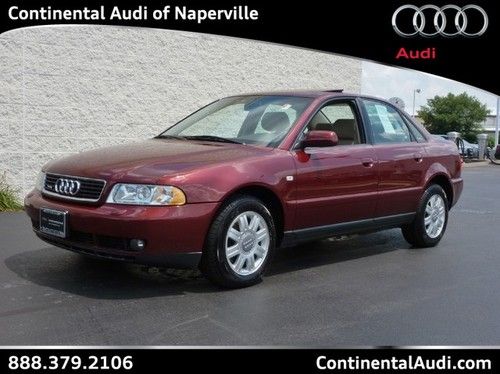 1.8t quattro awd cd/cass heated leather sunroof 1 owner must see!!!!!!