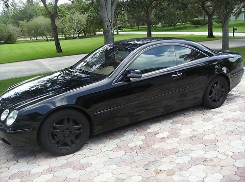 2002 mercedes cl500 luxury coupe,fl,black,exc.,ultimate cruising machine