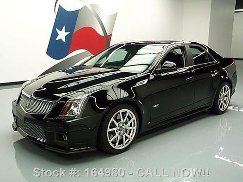 2009 cadillac cts-v supercharged pano roof nav 19's 36k texas direct auto