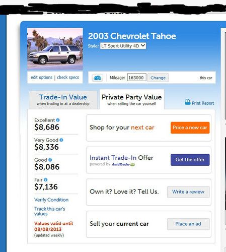 2003 Chevrolet Tahoe LT Sport Utility 4-Door 5.3L, US $7,900.00, image 19