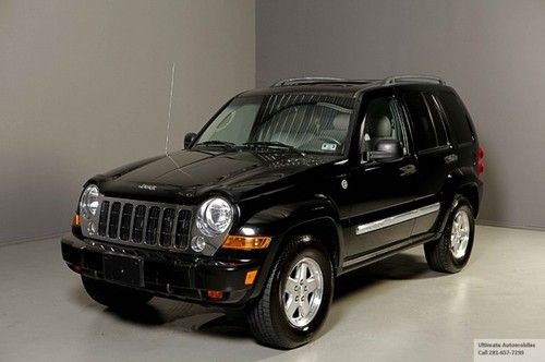 2005 jeep liberty 4x4 crd diesel limited sunroof leather heated seats trailrated