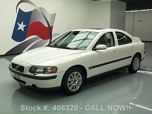 2004 volvo s60 heated leather sunroof spoiler only 75k texas direct auto
