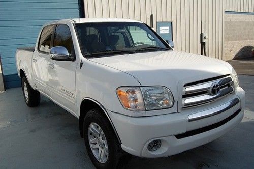Warranty one owner 2005 toyota tundra double cab sr5 4.7l v8 4x4 4wd truck