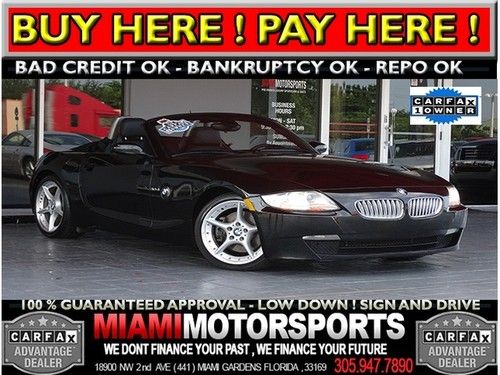 We finance '06 bmw convertible 1 owner clean carfax 255 hp upgraded wheels and..