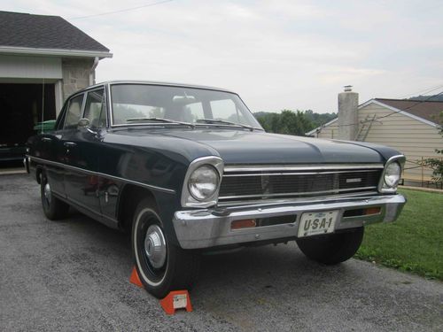 1966 chevy ii nova 4 door sedan