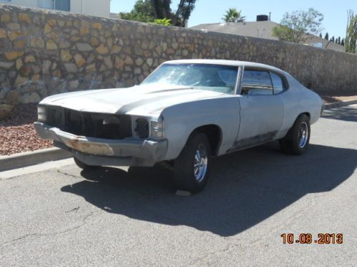 1972 chevelle project barnfind 12 bolt posi ss cowl hood hot street rod