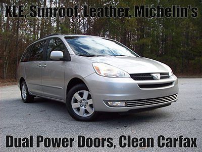 Xle leather sunroof dual power sliding doors pwr lift gate 7 passenger from ga