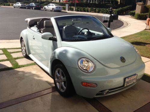 Convertible vw turbo beetle 2005, automatic w/ 46k miles, calif car in xlnt cond