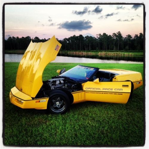 Pristine! 1986 chevrolet corvette indianapolis 500 pace car convertible