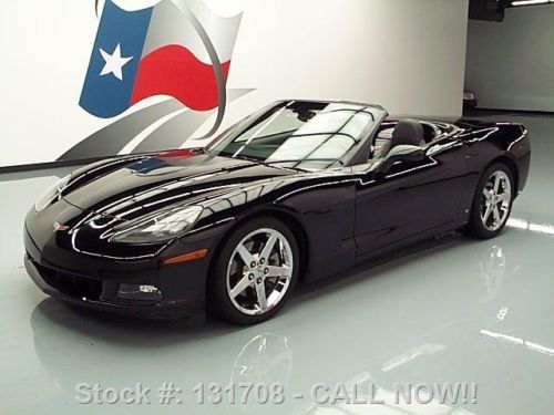 2006 chevy corvette 3lt convertible leather hud 50k mi texas direct auto