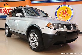 04 silver x3 3.0l i6 automatic leather sunroof low miles
