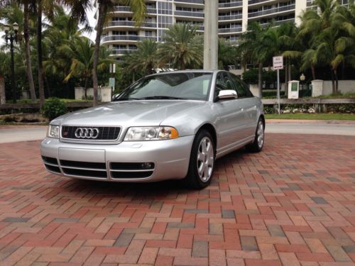 2001 audi s4 2.7 turbo quattro awd,florida car,1 owner,hid lights,nw tires,mint